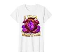 Ich Yam was Ich Yam Bootleg Meme Ube Pun Purple Yam Dad Witz Preisgünstiges Grafik-T-Shirt
