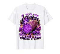 Ich Yam was Ich Yam Bootleg Meme Ube Pun Purple Yam Dad Witz Preisgünstiges Grafik-T-Shirt