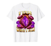 Ich Yam was Ich Yam Bootleg Meme Ube Pun Purple Yam Dad Witz Preisgünstiges Grafik-T-Shirt