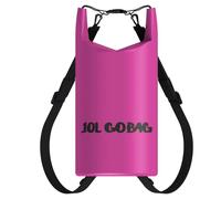 iChewie - Go Bag - Wasserdichter Dry Bag - Kompressionssack mit Rollverschluss hält die Ausrüstung trocken für Kajakfahren, Strand, Rafting, Bootfahren, Wandern, Camping, Angeln und mehr - 10L Rosa