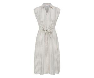 ICHI - Ärmelloses Hemdblusenkleid - IHLINNO weiß - Gr. - 34