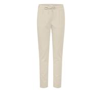 ICHI Stoffhose KATE – schmaler Schnitt mit Stretch & Elastikbund – Damen Beige XL