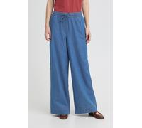 ICHI Wide Fit Jeans mit elastischem Bund Modell 'Archer' in Jeansblau, Größe 42