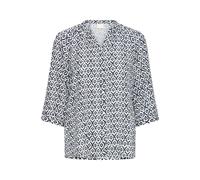 ICHI - Bluse - Ihmarrakech blau/weiß - Gr. - XS