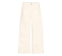 ICHI - Culotte Jeans mit weitem Bein und hohem Bund weiß - Gr. - 28