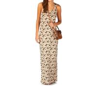 ICHI Damen A-Linie Kleid JULIA DR, Gr. 34 (Herstellergröße: XS), Beige (smoke gray)