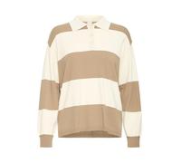 ICHI Damen IHBOSTON LS14 Pullover, 900004274/SEPIA Tint Comb Polo, XXL