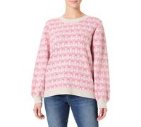 ICHI Damen IHBRIELLE LS4 Pullunder, 204825/Oatmeal w. Pink Yarrow, M