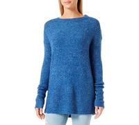 ICHI Damen IHKAMARA Long LS Pullover, 194057/True Blue, S