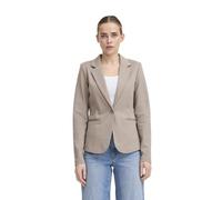 ICHI Slim Fit Blazer mit Paspeltaschen Modell 'KATE' in Hellbraun, Größe XS