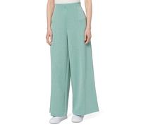ICHI Wide Leg Stoffhose mit fixierten Bügelfalten Modell 'KATE' in Mint Melange, Größe M