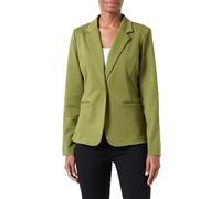 ICHI Damen Ihkate Lässiger Business-Blazer, Grün, L EU