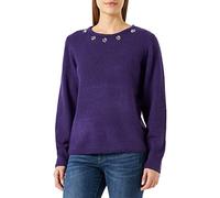 ICHI Damen IHMACON LS5 Pullover, 1937501/Violet Indigo Melange, S