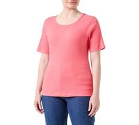 ICHI Damen IHPALMER Rib SS T-Shirt, 171744/Calypso Coral, Large