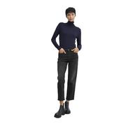 ICHI Jeans IHTWIGGY RAVEN – Denim, Stretch, gerader Schnitt, Crop-Länge – Gr. 31, schwarz