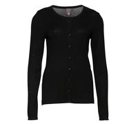 ICHI Damen Strickjacke 103115, Gr. 36 (Herstellergröße: S), Schwarz (10001 Black)