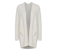 ICHI IHALPA CA7 Damen Lange Strickjacke Feinstrick Cardigan Longstrickjacke Strickcardigan Regular-Fit, Größe:XS/S, Farbe:Birch (130905)