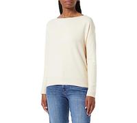 ICHI IHALPA LS2 Damen Strickpullover Feinstrick Pullover Feinstrickpullover U-Bootausschnitt Regular-Fit, Größe:XL, Farbe:Sandshell (130907)