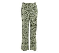 ICHI IHAYA PA Damen Hose Stoffhose Eingrifftaschen Gemustert leicht elastisch Regular Fit, Größe:38, Farbe:Sprucestone Flower AOP (203007)