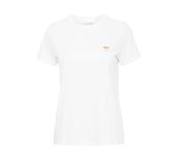 ICHI IHCAMINO Damen T-Shirt Shirt Kurzarm Rundhals Regular fit, Größe:XL, Farbe:Cloud Dancer w. Multi (203234)