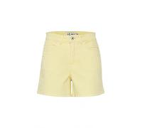 ICHI IHCENNY SHO Damen Jeans Shorts Kurze Denim Hose mit Stretch mit Gürtelschlaufen Regular-Fit, Größe:38, Farbe:French Vanilla (120722)