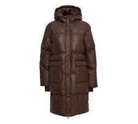 ICHI IHFAUNUS EXPL JA Damen Steppmantel Wintermantel Winterjacke gefüttert mit hochgeschlossendem Kragen und Kapuze, Größe:S, Farbe:Bracken (191015)