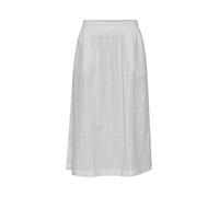 ICHI IHGRY SK6 Rock Damen kurzer Rock in Midi-Länge aus 100% Baumwolle, Größe:40, Farbe:Lavender Fog (133820)