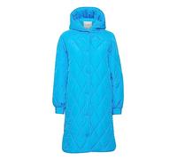 ICHI IHHANSA JA Damen Steppmantel Wintermantel Winterjacke Steppmantel mit Druckknöpfen und Kapuze, Größe:M, Farbe:Blithe (174336)