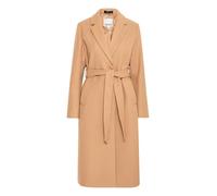 ICHI IHJannet Damen Mantel Jacke Winterjacke mit Bindegürtel Eingrifftaschen Reverskragen Regular fit, Größe:42, Farbe:Tiger's Eye (171038)