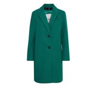 ICHI IHJANNET JA4 Damen Steppmantel Wintermantel Winterjacke Kurzmantel mit Reverskragen und Knöpfen, Größe:40, Farbe:Cadmium Green (185424)