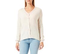 ICHI IHKAMARA CA3-20116948 Damen Strickjacke Cardigan Fein-Strick, Größe:L, Farbe:Cloud Dancer (114201)