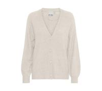 ICHI IHKAMARA CA3-20116948 Damen Strickjacke Cardigan Fein-Strick, Größe:XXL, Farbe:Cloud Dancer (114201)