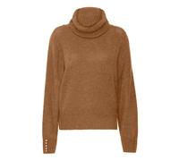 ICHI IHKamara Damen Rollkragenpullover Pullover Pulli mit Rollkragen Rippbündchen leicht elastisch Loose fit, Größe:M, Farbe:Monk's Robe (181048)