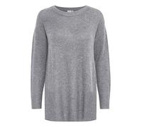 ICHI - IHKAMARA Long LS - Pullover - 20116692, Größe:L, Farbe:Grey Melange (200318)