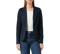 ICHI IHKATE BL Damen Blazer Kurzblazer Jacke Ein-Knopf-Blazer mit Stretch und Reverskragen, Größe:L, Farbe:Total Eclipse (14044)