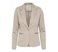 ICHI IHKATE BL Damen Blazer Kurzblazer Jacke Ein-Knopf-Blazer mit Stretch und Reverskragen, Größe:M, Farbe:Doeskin (151308)