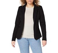 ICHI Damenblazer KATE – Slim Fit, Ein-Knopf, Reverskragen, Stretch – Schwarz Größe S