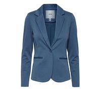 ICHI IHKATE BL Damen Blazer Kurzblazer Jacke Ein-Knopf-Blazer mit Stretch und Reverskragen, Größe:S, Farbe:Bering Sea (184028)