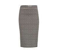 ICHI IHKATE CHECKY SK Damen Rock Bleistiftrock kariert, Größe:XL, Farbe:Black (194008)