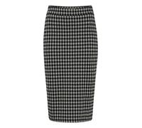 ICHI IHKATE CHECKY SK Damen Rock Bleistiftrock kariert, Größe:XL, Farbe:Vetiver (170613)