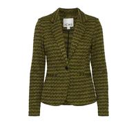 ICHI IHKate Damen Blazer Jackenblazer Anzugsblazer mit Reverskragen 1-Knopf-Form Regular fit, Größe:XXL, Farbe:Mayfly Stripe Jacquard (203709)