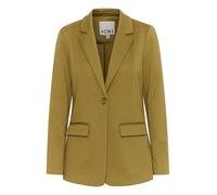 ICHI IHKATE Damen Blazer Jackenblazer Anzugsjacke mit 1-Knopf-Form Klapptaschen Reverskragen leicht elastisch Regular fit, Größe:S, Farbe:Lizard (180629)