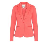 ICHI IHKATE Damen Blazer Jackenblazer Anzugsjacke mit 1-Knopf-Form Stretch Reverskragen Paspeltaschen Slim fit, Größe:M, Farbe:Cranberry (171545)