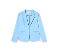 ICHI IHKATE Damen Blazer Jackenblazer Anzugsjacke mit 1-Knopf-Form Stretch Reverskragen Paspeltaschen Slim fit, Größe:M, Farbe:Della Robbia Blue (164020)