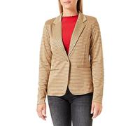 Blusenblazer ICHI "Blazer IHKATE", Damen, Gr. S, gelb (cathay spice), Obermaterial: 70% Polyester PES. 28% Viskose CV. 2% Elasthan EL., Blazer Blusenblazer (74349212-S) cathay spice