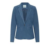 ICHI IHKATE Damen Blazer Longblazer/Kurzblazer Jacke Regular fit, Größe:XS, Farbe:Kate Denim MEDIUM Blue (204438)
