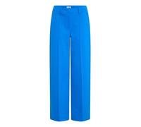 ICHI IHKATE Damen Hose Stoffhose mit Stretch gerader Schnitt mit Ziernähte Gürtelschlaufen leicht elastisch, Größe:XXL, Farbe:Strong Blue (184051)