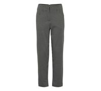 ICHI IHKate Damen Stoffhose Hose Pants mit Eingrifftaschen Reißverschluss Regular fit, Größe:M, Farbe:Black/Grey Houndstooth (203946)
