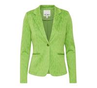 ICHI IHKATE Leopard Jacquard Damen Blazer Jackenblazer Regular fit, Größe:S, Farbe:Greenery Leo Jacquard (202801)