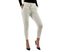 ICHI Damen Joggerhose IHKATE – elastischer Bund – Cloud Dancer (114201) Größe M